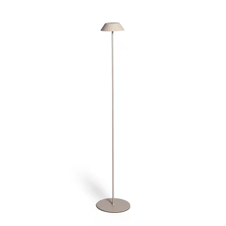 Ledkia Lámpara de Pie LED Portátil Exterior con Batería USB Recargable Hoima Beige - 1