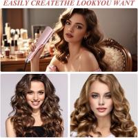 Ola rizador romántico francés huevos rollo rizador de hierro en forma de V cerámica grandes ondas rizador de pelo，French Wave Lockenstab, 32mm Beach Waves Lockenstab, Welleneisen Große Wellen mit 5 Einstellbarer Temperatur，Mermaid Hair Waver, Welleneisen - details 5
