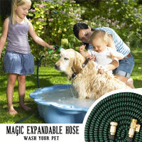 Garden Expandable Hose Conectores Metálicos Doble Final 10 Funciones Regulables Gun De Agua Jardín Riego Sistema - details 6