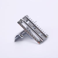 Afeitadora Para Hombres FLIPSIDE Por YAQI Cabeza De Afeitar Doble Combate Nivel Doble En Cromo Material De Aleación De Zinc - details 4