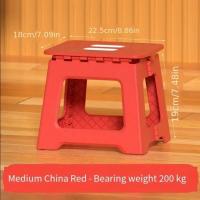 Pequeño Taburete Portátil Para Exteriores - Silla Plegable De Plástico Grueso Y Banqueta Para Adultos Y Niños Muebles De Jardín Modernos Para Playa - details 5
