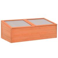 vidaXL Invernadero Madera Invernáculo Jardinera Plantador Sembrador Dimensiones 100 x 50 x 34 cm, 180 x 57 x 62 cm - details 0