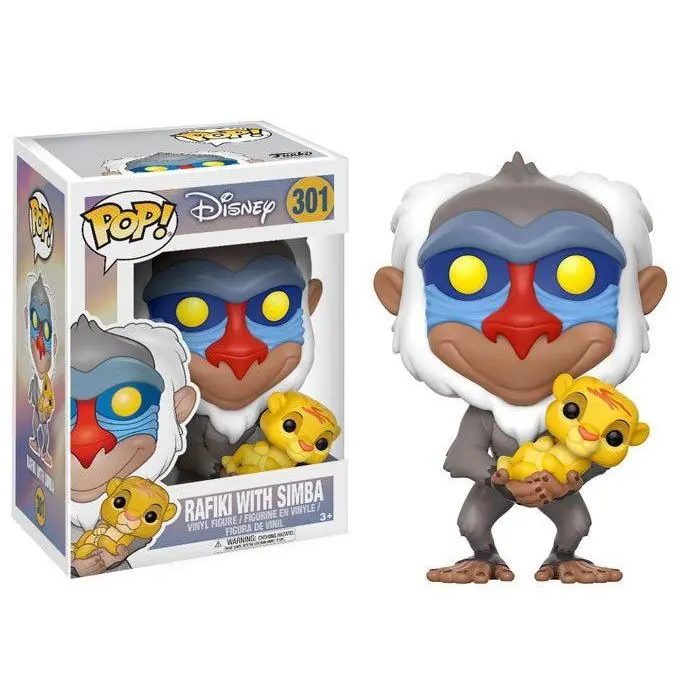 El rey león POP! Disney Vinyl Figura Rafiki & Simba 9 cm - 1