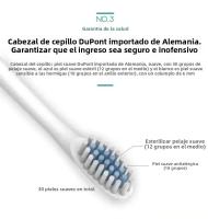 Cepillo De Dientes Eléctrico Sonic Para Adultos IPX7 Impermeable Cabeza De Cepillo DuPont Recargable Por USB Limpieza De Alta Frecuencia 6 Modos De Limpieza - details 3