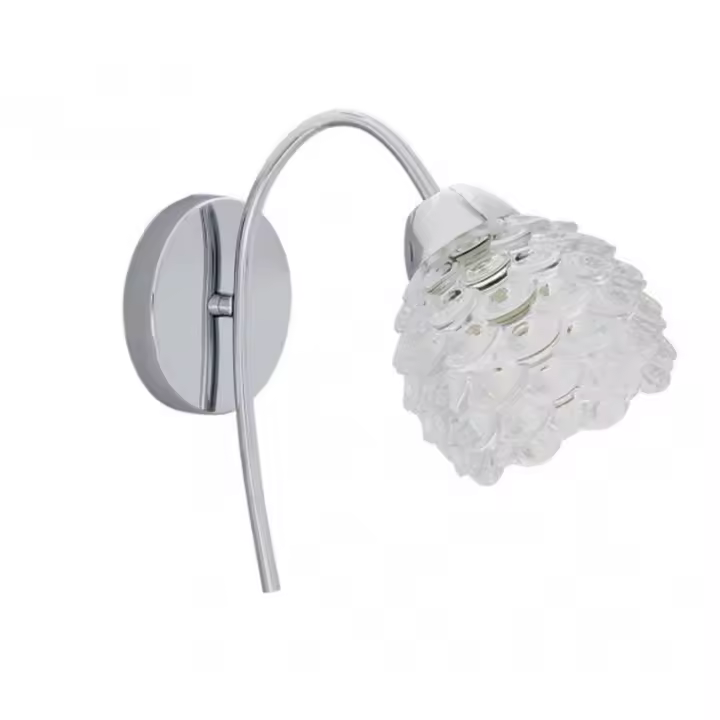 Aplique de Pared FABRILAMP Bagan Cromo 26x27x12 Cm - 1