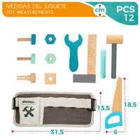 WOOMAX Herramientas de madera para niños - details 4