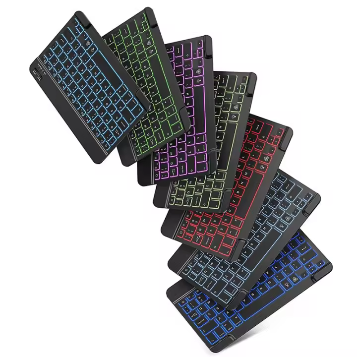 Teclado LED retroiluminado with Ratón, teclado inalámbrico para teléfono, PC, tableta, iPad, Xiaomi, Samsung, Huawei, Español - 1