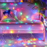 Decoraciones De Navidad 2024 Luces LED Para Exterior Cerca De Calle Iluminación De Jardín Cadena De Luces Para Habitación Estrella Impermeable Para Árbol Y Boda - details 23
