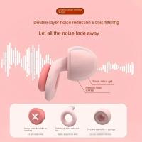 Tapones Para Dormir Reutilizables De Silicona Super Silenciosos Ideal Para Estudiantes Y Dormitorios Bloqueador De Ronquidos - details 2