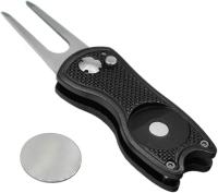 Herramienta de reparación de divot de golf con botón emergente y marcador de bola magnética, Ligero, portátil, mini herramienta de reparación de Divot - details 0