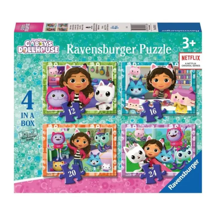 GABBY S DOLLHOUSE PUZZLES 4 PROGRESIVOS DE RAVENSBURGER - 1