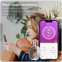 Anillo intelente con seguimiento de actividad física para hambres y Mujeres, podómetro, monitor de Frecuencia cardíaca, oxígeno en sangre, Sueño, resistant to Agua hasta 5 ATM y watería de Largo duración, compatible con iOS y Android. - details 2