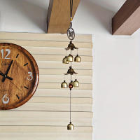 Campana De Metal Doble Colgante Para Decoración De Pared Hogar Patio Cuerda De Alambre De Acero Inoxidable Estilo Moderno Regalo Para Amigo - details 5