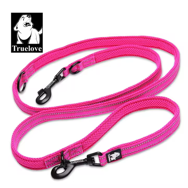 Truelove 7 en 1 multifuncional ajustable manos libres entrenamiento para mascotas Correa reflejo multiusos plomo perro que camina 2 - 1