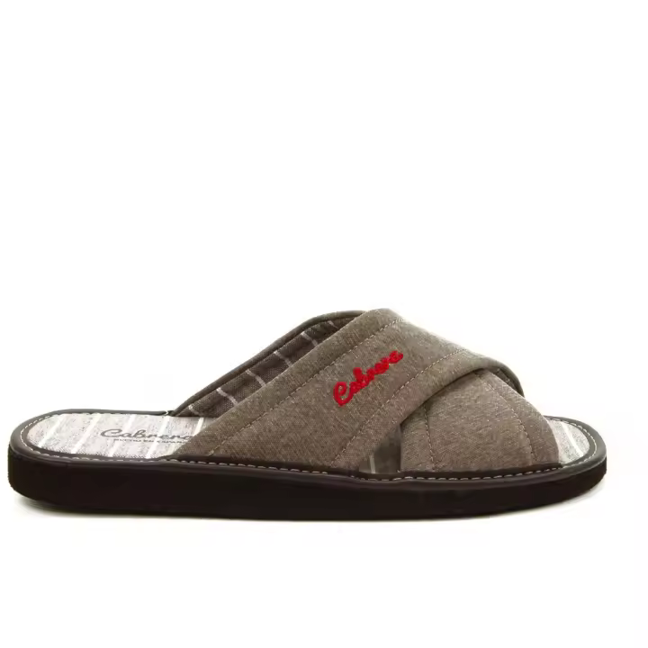 Zapatillas de estar por casa hombre CABRERA 2724/24 PALA CRUZADA GREDOS TOSTADO 28030 XLV - 1