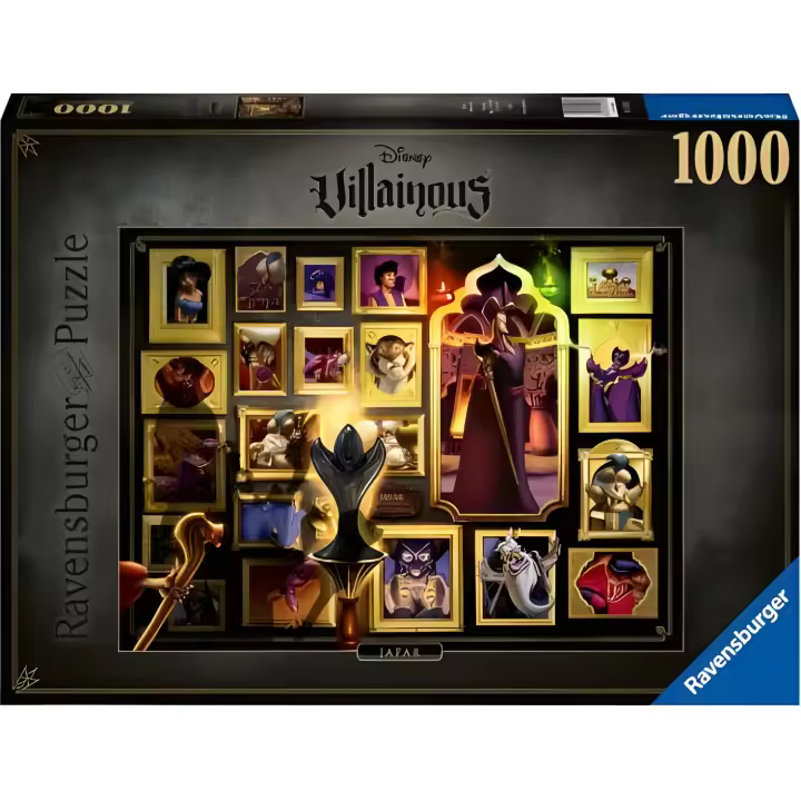 Puzle 1000 Piezas Disney Villanos Jafar - Oficial y Licenciado - 1