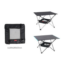 Mesa Portátil Plegable Con Cesta De Almacenamiento Para Picnic Camping BBQ Accesorios Para Exteriores Organizador De Redes - details 5