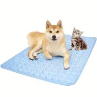 Alfombra De Enfriamiento Para Mascotas Perro Gato Cama Fría De Verano Tamaño Pequeño Material De Seda Hielo Resistente Al Agua 5 Tamaños Disponibles - details 6