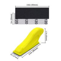 Kit De Lijadora Micro 80Pcs 3.5” X 1” Herramienta De Lijado Manual Para Madera Y Metal Con Papel De Lijar De 80 a 800 Grados Para Manualidades DIY - details 4