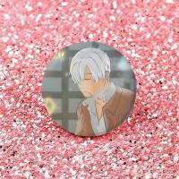 Pins De Anime Cartoon Mushishi Broche Redondo De Tinplate Para Accesorios De Bolso Regalos Souvenir Broche De Solapa - details 13