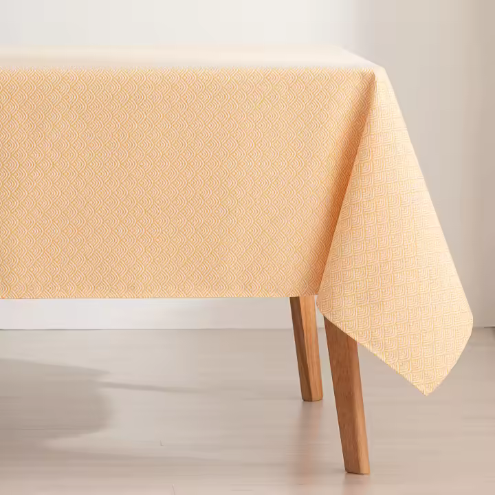 GAMUSI - Mantel jacquard premium rectangular alto grosor, tacto tela, caída natural, diseño con textura Juba - 1