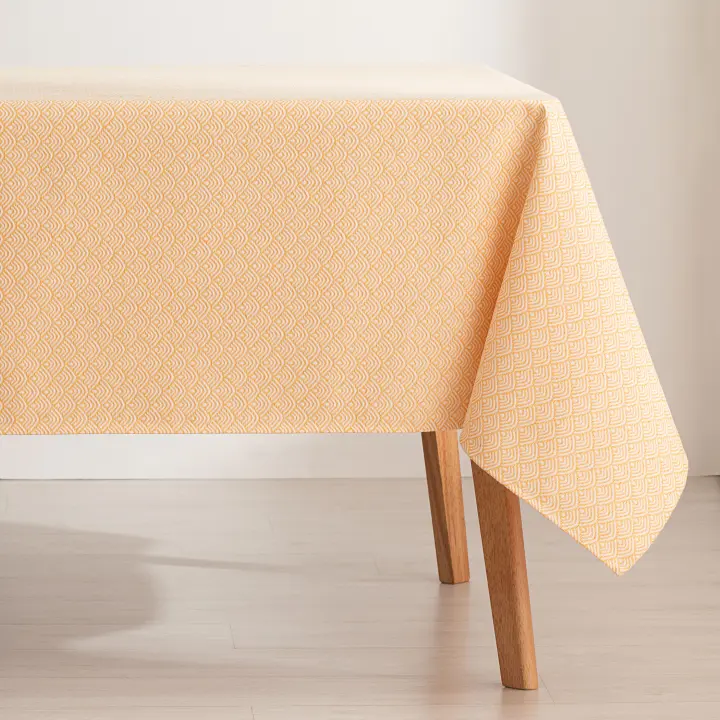 GAMUSI - Mantel jacquard premium rectangular alto grosor, tacto tela, caída natural, diseño con textura Juba - 1