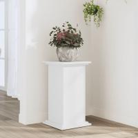 vidaXL Soportes para plantas madera de ingeniería 33x33x60 cm Color Blanco,  Negro, y mas - details 0