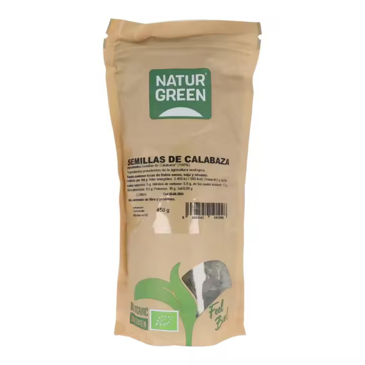 Semillas de Calabaza Bio Naturgreen 450 Gr - 1