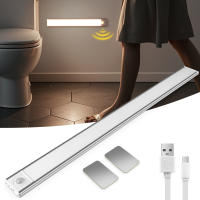 Luz De Sensor De Movimiento LED Wireless Recargable Para Armario Escalera Iluminación De Cocina Tipo C Luz Noturna Para Gabinete - details 13