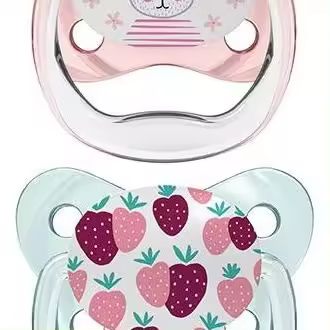 Dr Brown'S Chupete Prevent Mariposa 0 A 6 Meses Rosa 2Uds - 1
