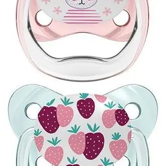 Dr Brown'S Chupete Prevent Mariposa 0 A 6 Meses Rosa 2Uds - 1
