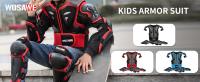 WOSAWE Conjunto De Armadura Completa Para Niños 5-10 Años Motocross Ropa Deportiva Para Skateboarding Esquí Equipamiento De Armadura Unisex - details 0