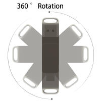 USB C Tipo C 32GB 64GB 128GB 256GB Pen Drive Para Smartphone Android Y Huawei Multifuncional De Metal Sin Encriptación - details 11