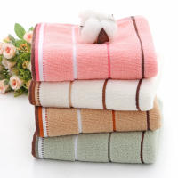Toalla De Rostro De Algodón 100% Con Alta Absorción Y Sin Pelusa Para Uso Diario En Casa Técnica Tejida Estilo Rectangular - details 2