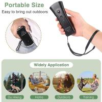 Repelente Ultrasonido Para Perros Portátil Con Indicador LED Y Correa Dispositivo De Entrenamiento Para Mascotas Anti Ladrar - details 12