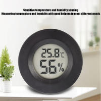 Mini Termómetro Y Higrómetro Redondo Electrónico Para Interior Con Pantalla LCD Medidor De Temperatura Y Humedad Para El Hogar - details 4