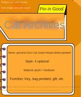 Llavero De Peluche Con Diseño De Gato Muñeco Colgante Para Bolsa Y Auriculares Accesorios De Moda De Orelas De Gato - details 5