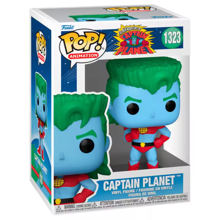 Figura Pop Captain Planet - Captain Planet-Figura de Vinilo Coleccionable - Idea de Regalo- Mercancia Oficial - Juguetes para Niños y Adultos - Movies Fans - Muñeco para Coleccionistas y Exposición - 1