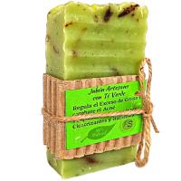 2 Jabones Artesanos Naturales con Té Verde y Árbol de Té. PumarShop Cinnia Natura. Regenerador. Indicado para Piel Grasa. Acné. Bactericida. Hechos a Mano. Apto Veganos - details 0