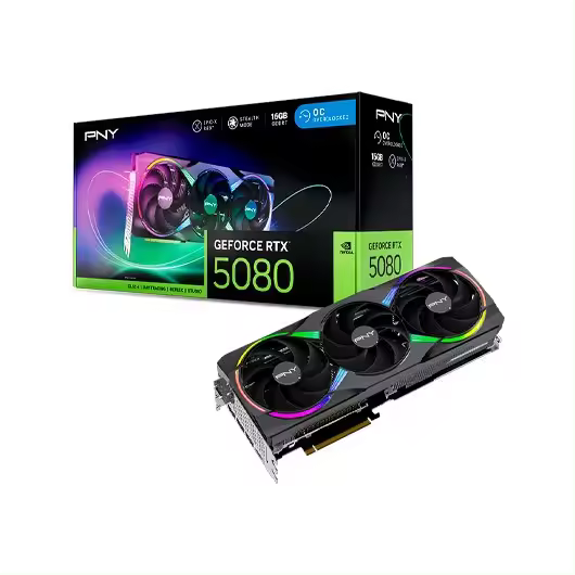 TARJETA GRÁFICA PNY RTX 5080 16GB OVERLOCKED - 1