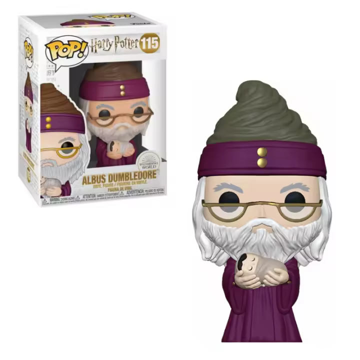 Funko pop harry potter dumbledore con harry potter de bebe - 1