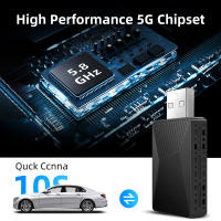 Nueva Mini Adaptador Inalámbrico 2en1 CarPlay Y Android Auto Conectividad Rápida Bluetooth WiFi Plug And Play Para Coche - details 7