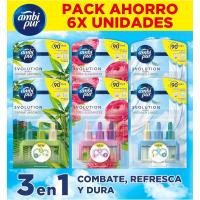 Ambipur 3Volution - PACK AHORRO - Ambientador Eléctrico - 6 Recambios Con 3 Fragancias - Ambipur 3Volution Ambientador Eléctrico - details 0