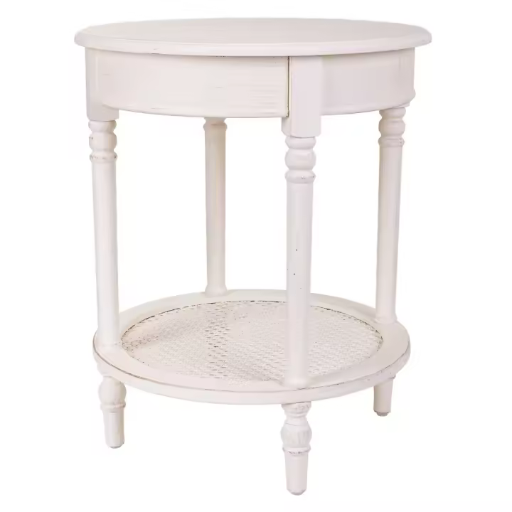 WANDERLUST DECO Mesa Esquinera Compacta de Diseño Moderno 50x50x60h Cm - 1