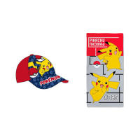 pokemon pikachu pack gorra de nino+pokemon pikachu toalla microfibra para play 70*140cm - details 11