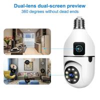 Cámara De Vigilancia IP WIFI Dual Lente 4MP Con Iluminación Nocturna Y Audio Bidireccional Vigilancia Interior 1080P 360°*360° - details 0
