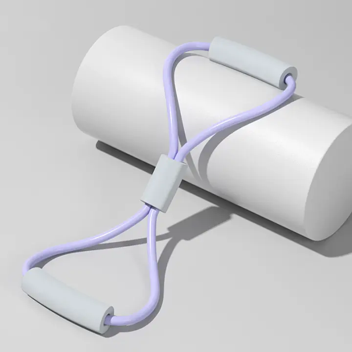 Banda De Resistencia Para Yoga Y Fitness Accesorios De Gimnasio De Goma Para Ejercicios De Cuello Y Estiramiento Para Mujeres Equipo De Entrenamiento - 1