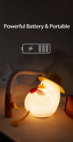 Lámpara De Noche LED Recargable En Forma De Pato De Silicona Para Niños Decoración De Habitación Luz Atmosférica Regalo De Cumpleaños - details 13