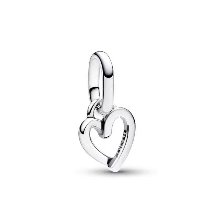 PANDORA ME Mini colgante en forma de corazón pintado a mano con cuentas, regalo de cumpleaños para novia 793048C00 Talla única - 1