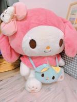 Muñeco De Peluche Sanrio Kuromi 40/50cm Kawaii My Melody Cinnamoroll Juguete Suave De Animales Para Decoración De Habitación De Niños Figura De Anime Almohada - details 11